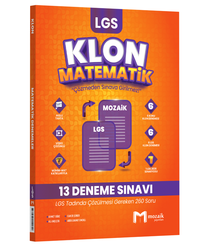 8.SINIF MOZAİK KLON DENEME MATEMATİK - 25-26